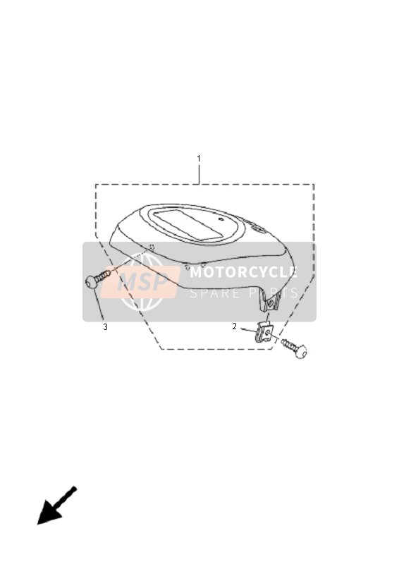 1CB835002000, Meter Assy, Yamaha, 0